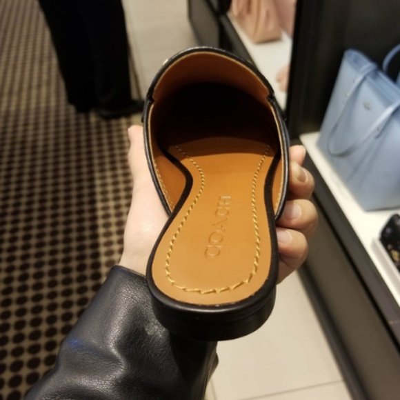 COACH SCOTTY SLIDE BLACK US10 - Picture 5 of 8